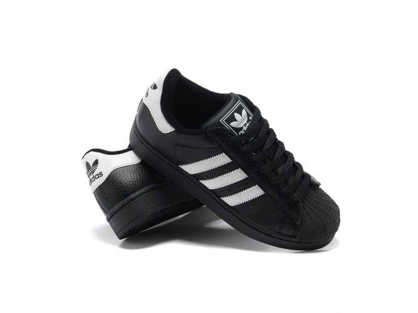 adidas superstar 2 black white