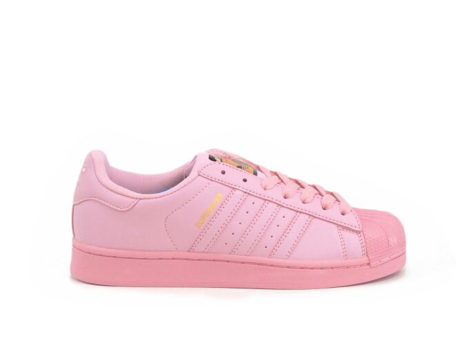 adidas superstar supercolor by Pharrell Williams light pink купить