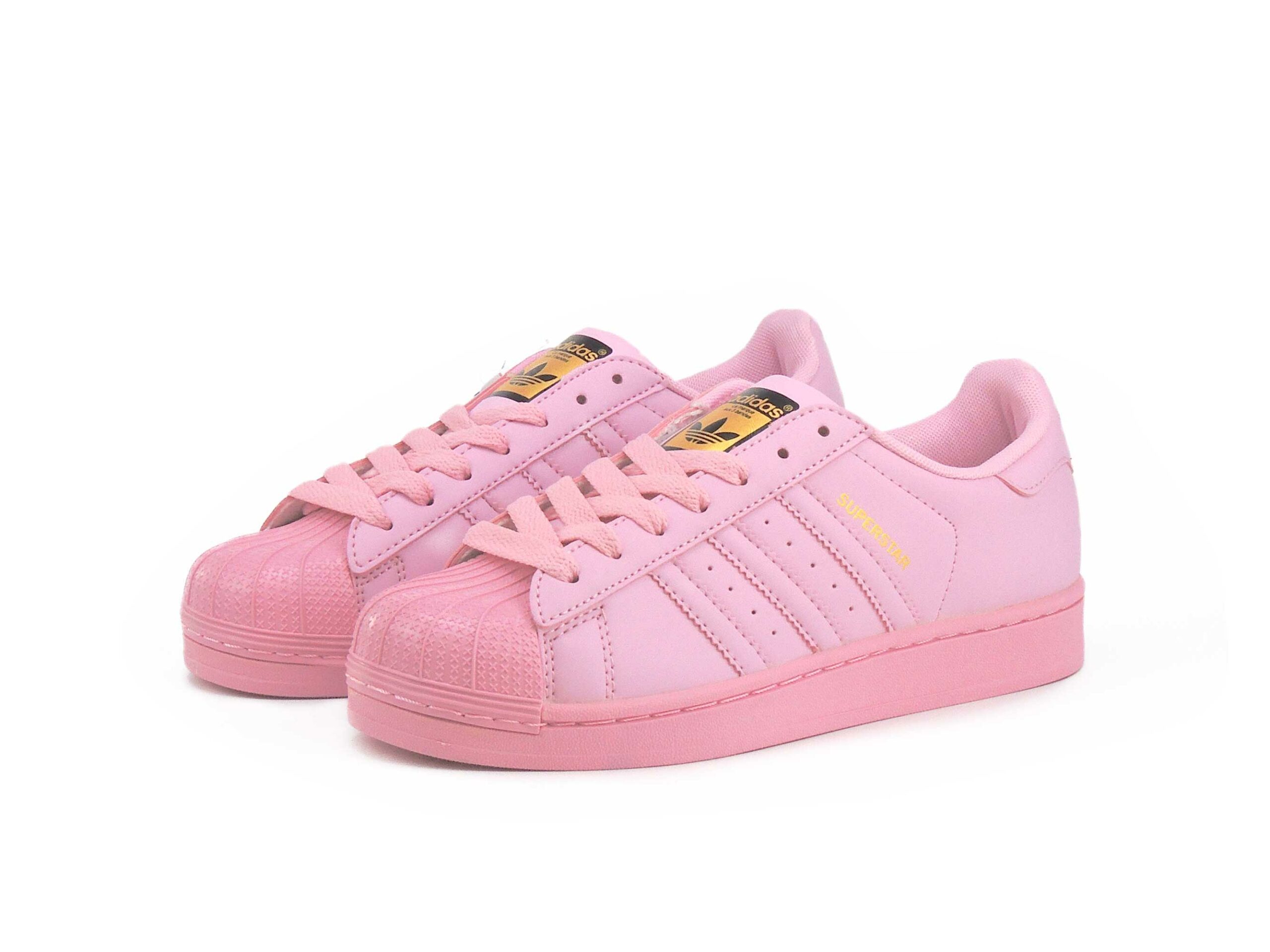 pink adidas shoes superstar