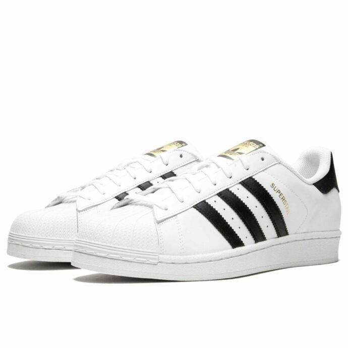 adidas superstar white black c77124