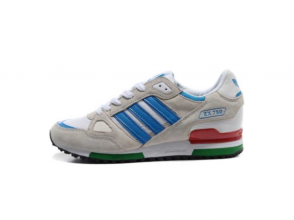 Adidas ZX 750 White Blue Интернет магазин