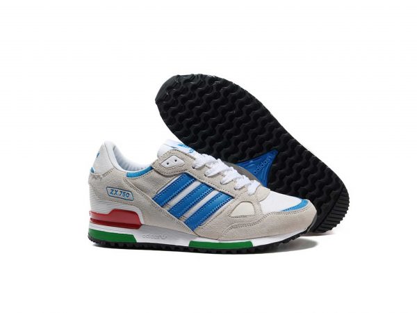 Adidas ZX 750 White Blue Интернет магазин