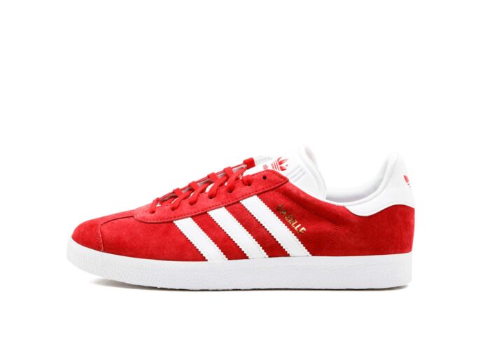 adidas gazelle red white s76228 купить