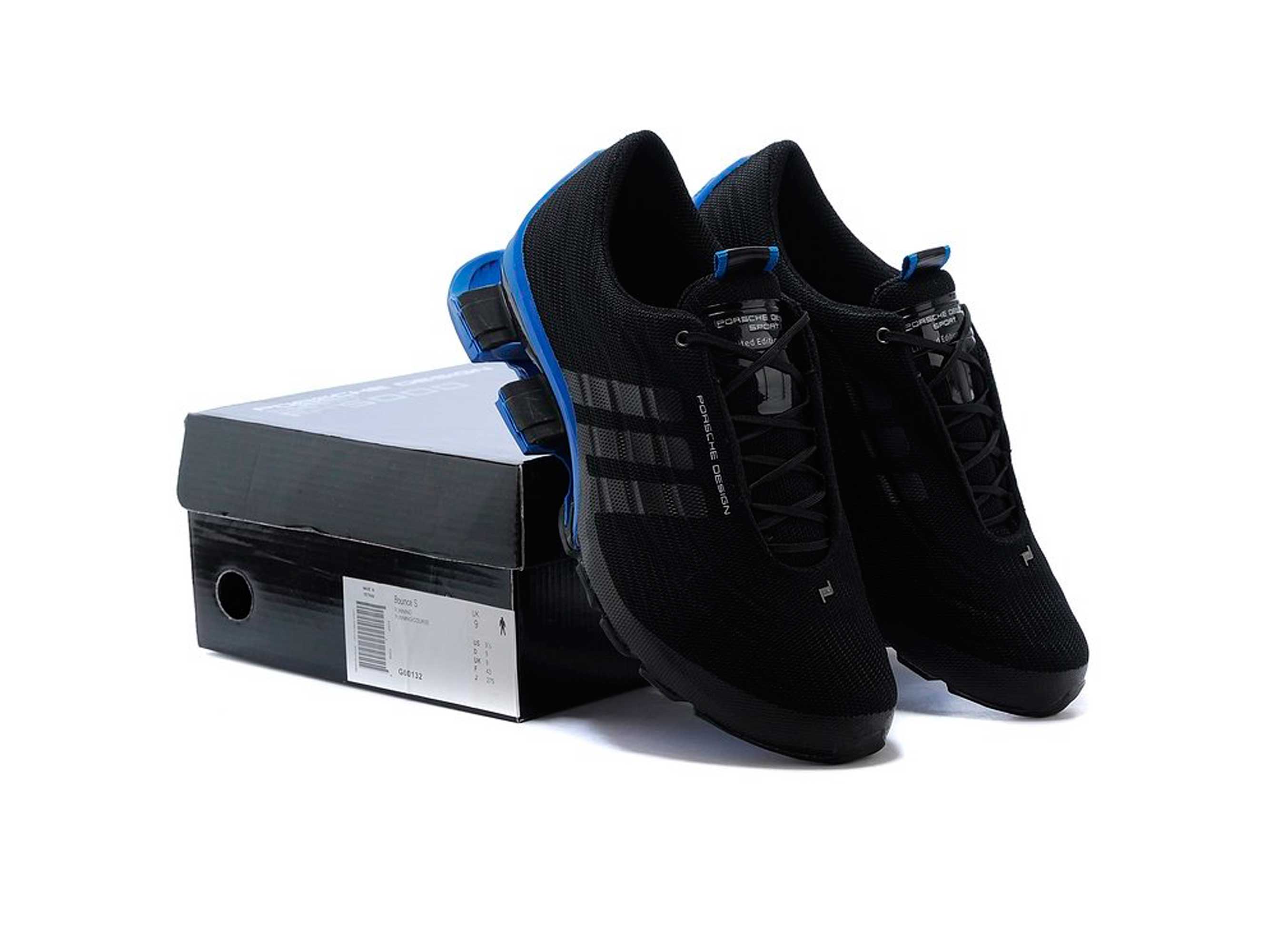 adidas porsche design bounce S4 black blue ⋆ adidas интернет магазин