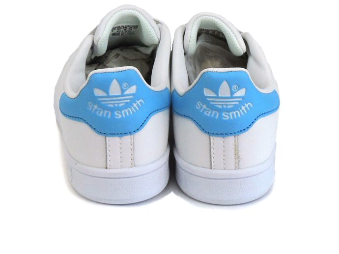 adidas stan smith white blue s74778 купить