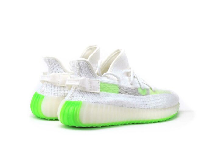 adidas yeezy boost 350 v2 white green blanc ef2369 купить