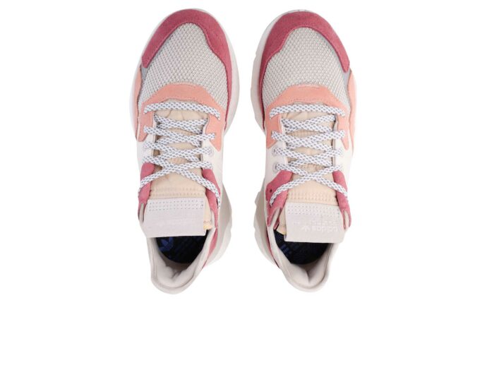 adidas nite jogger white pink DA86661 купить