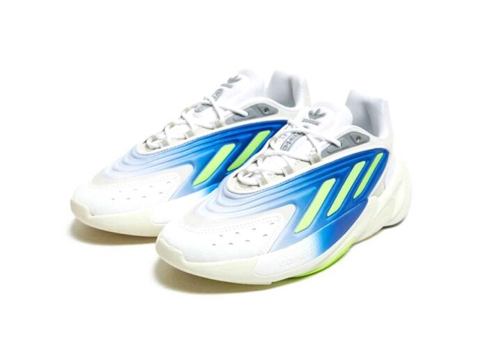 adidas ozelia white blue green H04248 купить