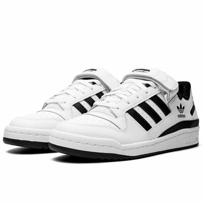 adidas originals forum 84 low white black FY7757