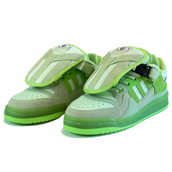 bad bunny x adidas forum low fluorescent green GW0269