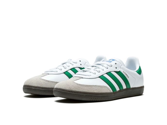 adidas samba og white green IG1024 купить