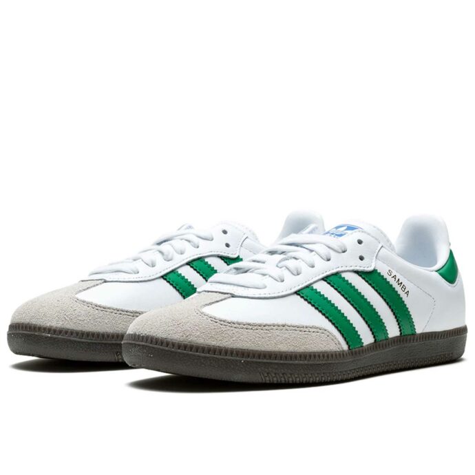 adidas samba og white green IG1024