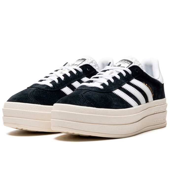 adidas gazlle bold wmns core black white HQ6912