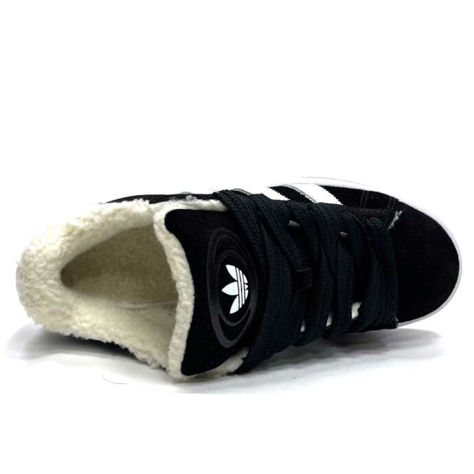 adidas campus black white winter