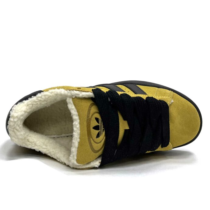 adidas campus gold black winter