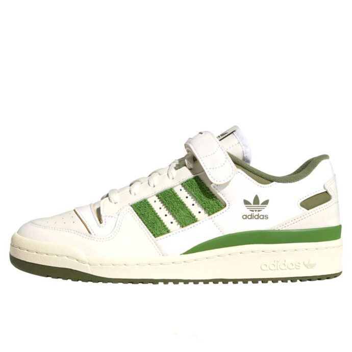 adidas forum 84 white crew green S21 FY8683 купить