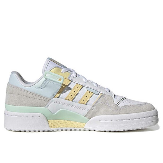 adidas forum exhibit white yellow blue GX2160