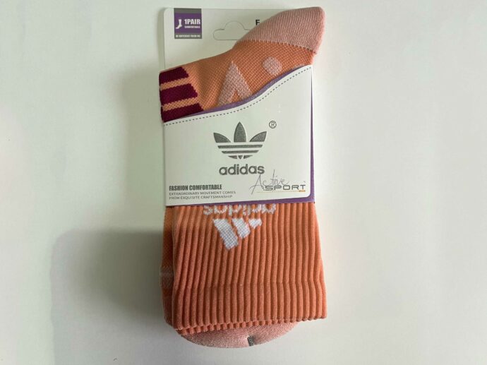 adidas socks active sport color orange купить