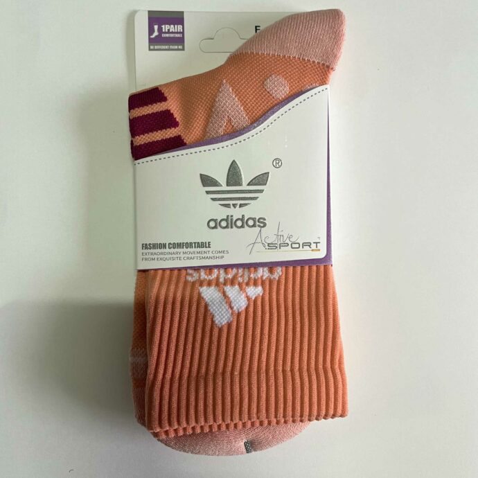 adidas socks active sport color orange купить
