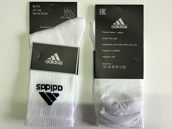 adidas sport socks classic white купить