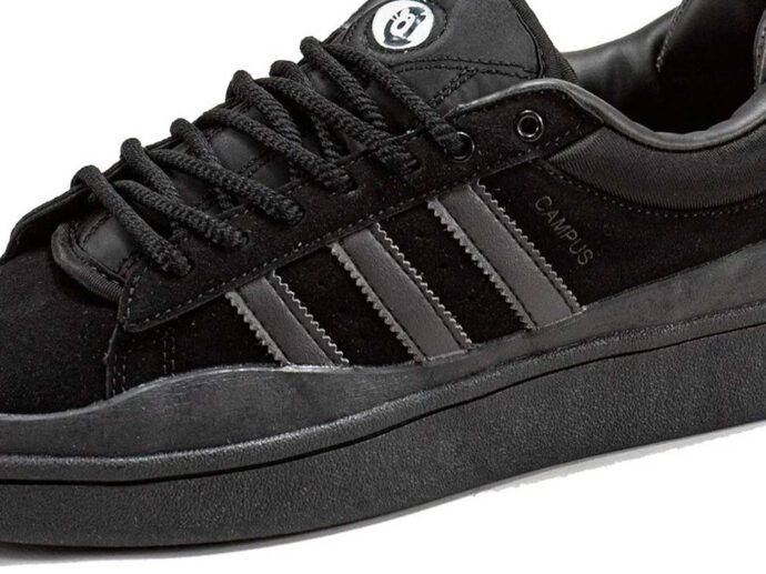 Adidas Campus Bad Bunny all black FZ5824 купить