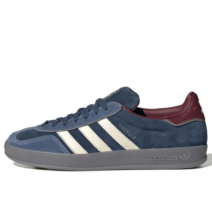 Adidas Originals Gazelle Indoor navy white ID1008 купить