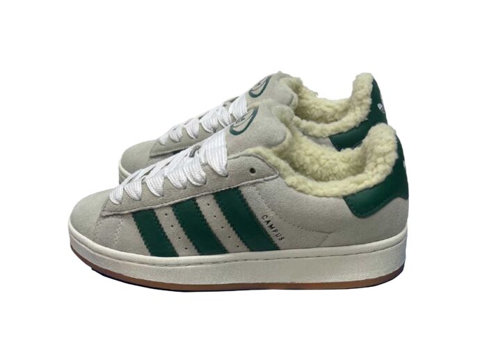 Adidas Campus Grey Green Winter интернет магазин