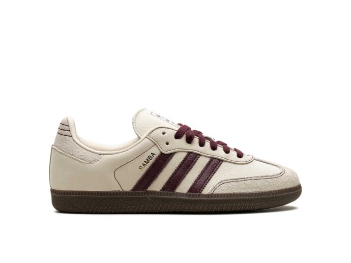 Adidas Samba OG WMNS Wonder White Maroon IG1987 купить