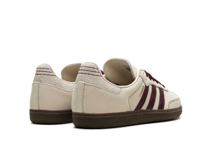Adidas Samba OG WMNS Wonder White Maroon IG1987 купить