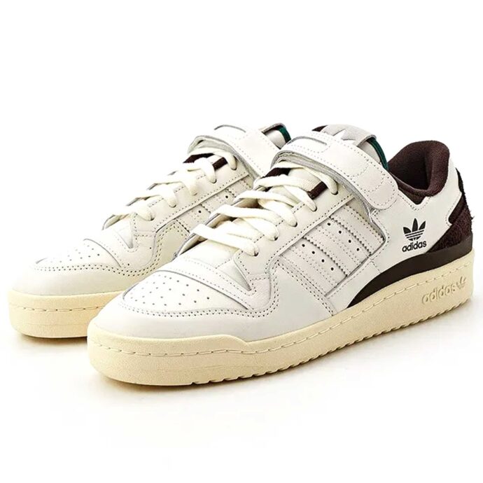 adidas forum 84 low white brown GZ8959