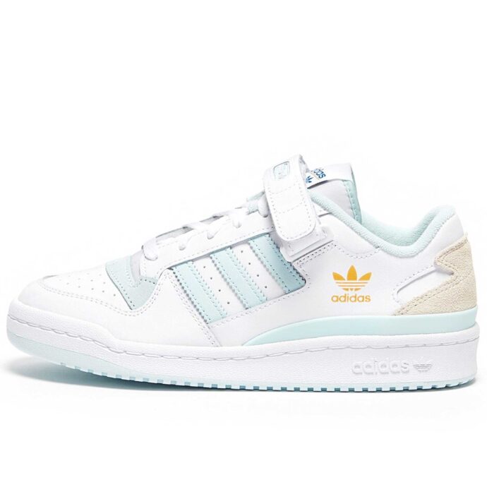 adidas forum low white almost blue GW4369 купить