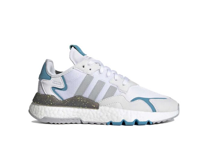 adidas nite jogger white blue FX6904 купить
