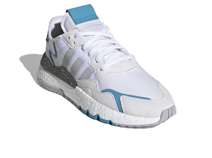 adidas nite jogger white blue FX6904 купить