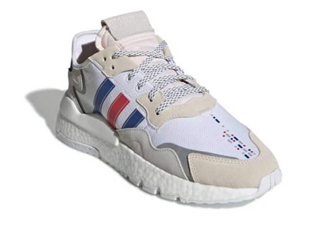adidas nite jogger white royal scarlet FV3586 купить