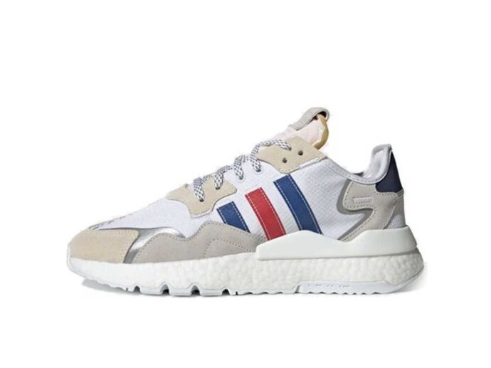 adidas nite jogger white royal scarlet FV3586 купить